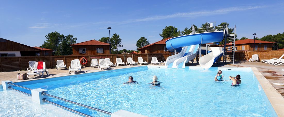 Camping La Plage à Mimizan Dans Les Landes 40 Palmiers